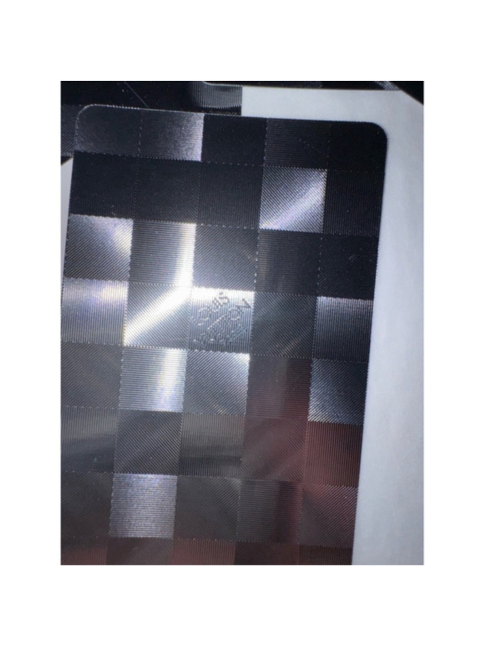 Louis Vuitton Playing Cards Silver Damier the full set of 5’s